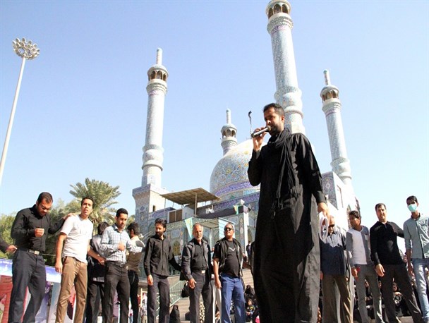 عزاداری دوستداران حضرت محمد و امام حسن (ع) در بندرعباس