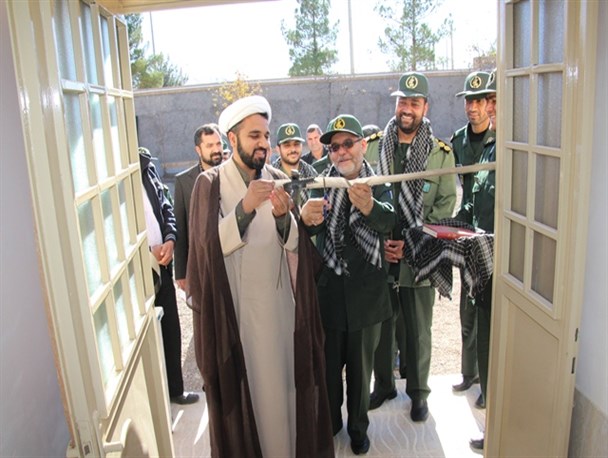 افتتاح ساختمان ستاد خبری اطلاعات سپاه شهرستان قاین
