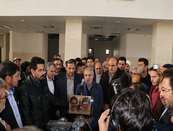 گزارش تصویری بازدید معاون رئیس‌جمهور از پروژه راه‌آهن نهاوند