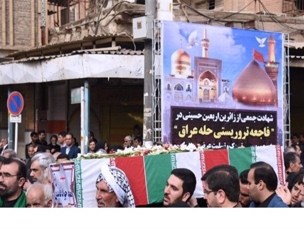 پیکر 11 شهید انفجار حله در خوزستان تشییع شد/گلایه امام جمعه موقت اهواز از مظلومیت شهدای حله در رسانه ملی و رسانه های کشوری