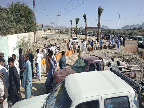 کمبود گاز در نیکشهر+فیلم و تصاویر