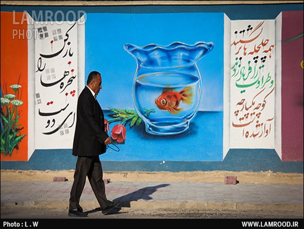 جامه سبز بهاری بر قامت شهر لامرد + تصاویر