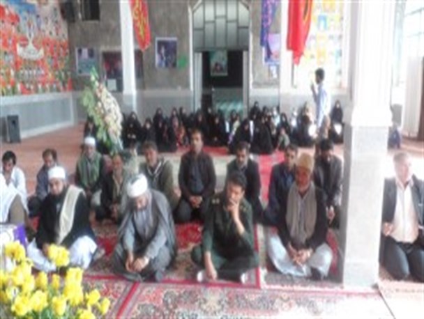 مراسم جشن میلاد حضرت رسول اکرم (ص) و امام جعفر صادق(ع) در نیمروز برگزار شد