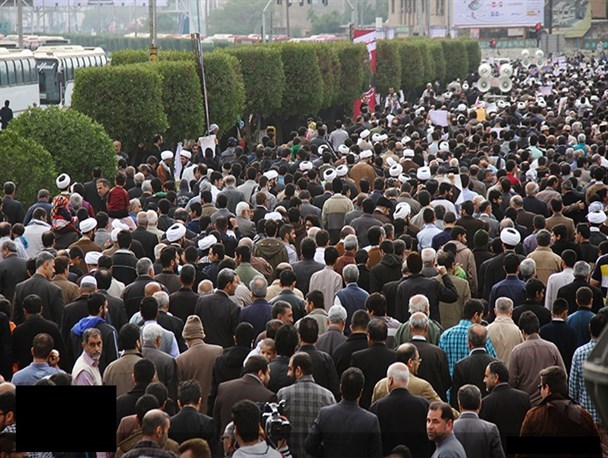 راهپیمایی مردم اهواز در محکومیت جنایات آل سعود