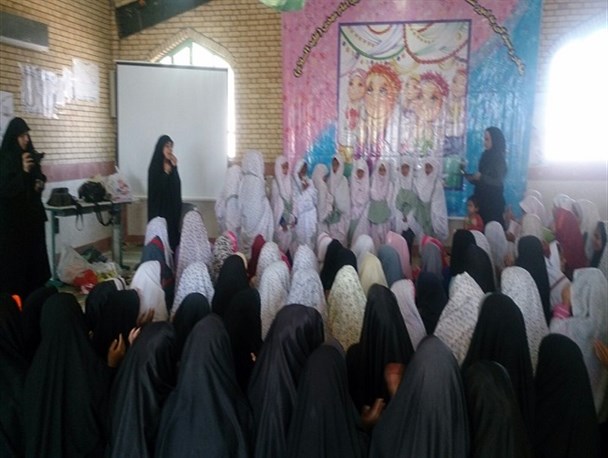 جشن تکلیف دختران دانش آموز دهستان چاهشور دلگان+ تصاویر