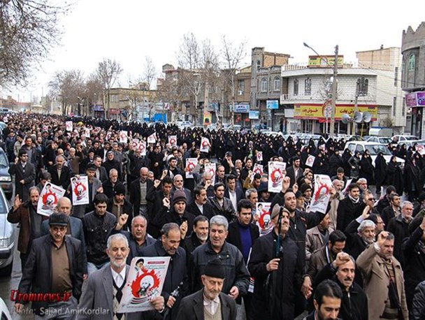 راهپیمایی عظیم مردم ارومیه در محکومیت آل سعود
