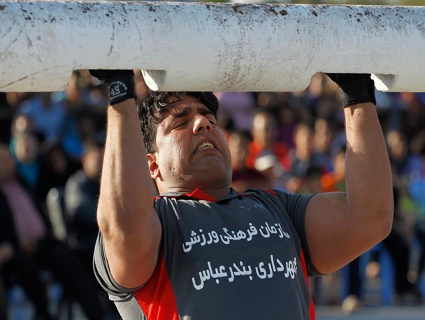 قوی ترین مردان استان هرمزگان مشخص شدند+تصاویر