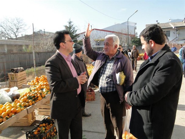 بازدید فرماندار انزلی از بازار هفتگی و سنتی شهرستان