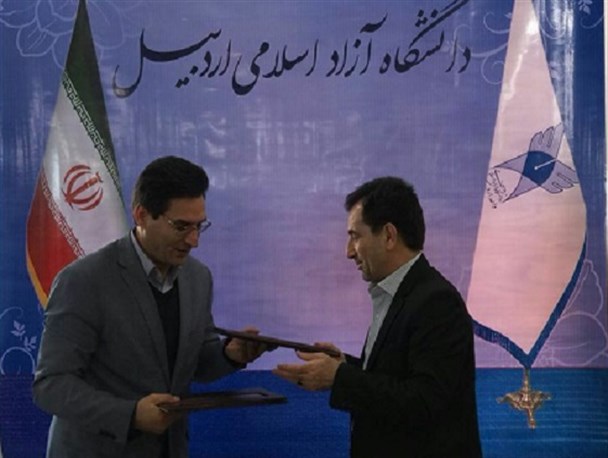 امضای تفاهم نامه همکاری هیات فوتبال اردبیل با دانشگاه آزاد