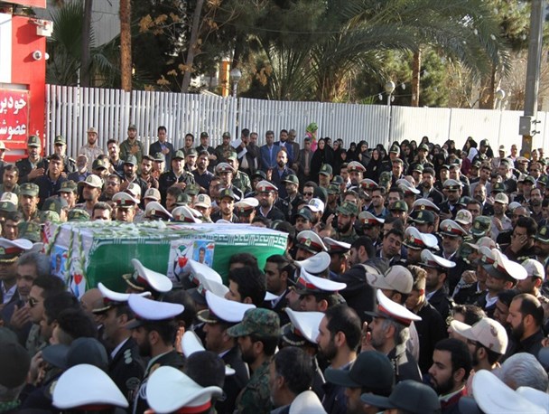پیکر مامور وظیفه شناس راهور در زاهدان تشییع شد