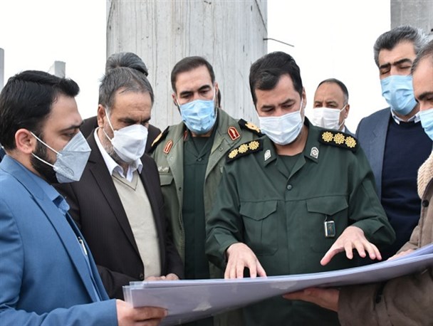بازدید استاندار و فرمانده سپاه خراسان شمالی از طرح‌های عمرانی و درمانی سپاه