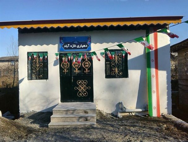 ساختمان دهیاری تازه آباد کلاچای افتتاح شد