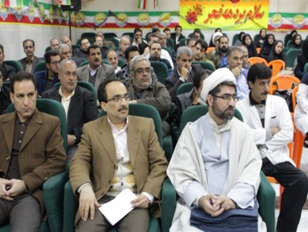 جشن انقلاب در بیمارستان امام خمینی(ره) برگزار شد