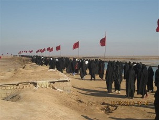 گزارش تصویری بازدید دانش آموزان بافتی از مناطق جنگی