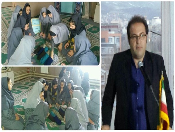 دختران دانش آموز مهابادی در مدرسه جورابین بازی کردند