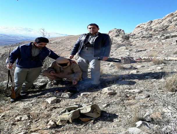 شکارچی غیر مجاز قبل از هر اقدامی دستگیر شد