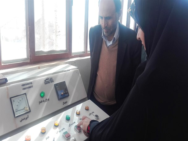کارخانه تولید آهک صنعتی شهرستان سرایان افتتاح شد