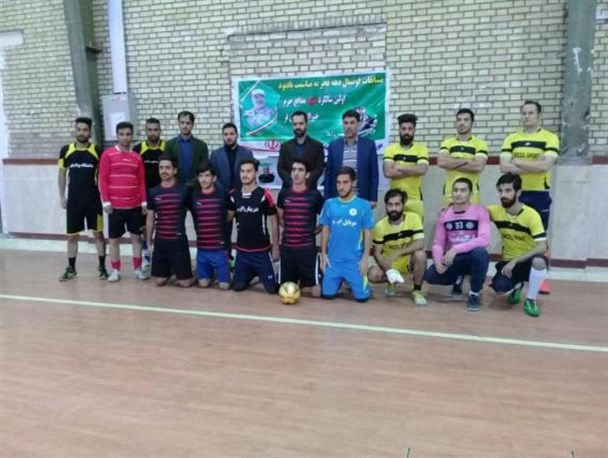 افتتاحیه مسابقات فوتسال جام شهید مدافع حرم اسلام آبادغرب+ تصویر