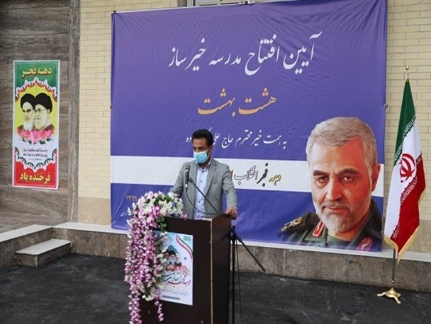 مدرسه ۱۲ کلاسه هشت بهشت و خوابگاه هنرستان رضوان شهر کرمان افتتاح شد