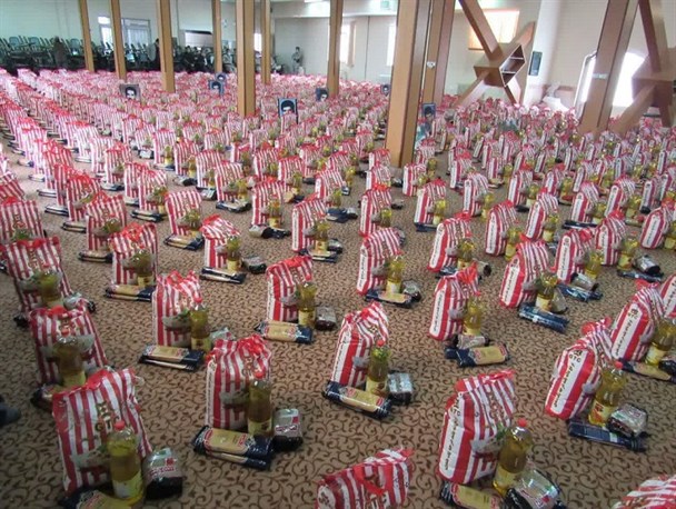 توزیع ۱۲۰۰ بسته معیشتی در طرقبه شاندیز