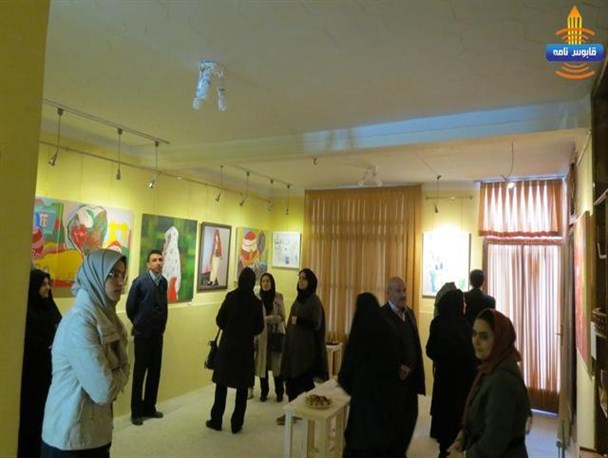 اولین نگارخانه گنبد افتتاح شد