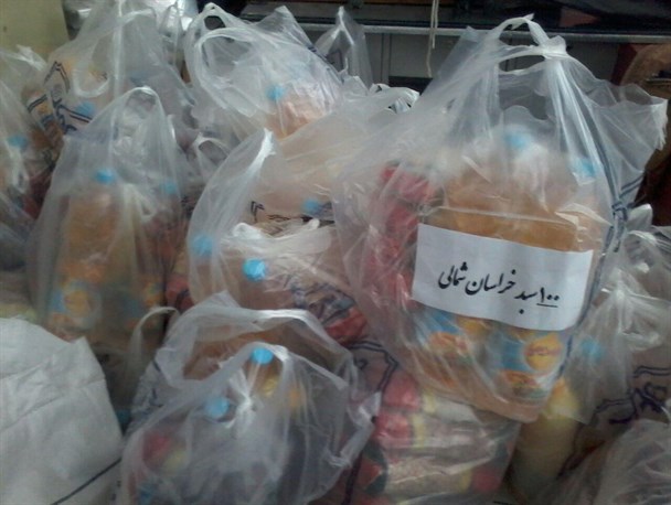 تمامی مددجویان روستایی شهرستان گرمه سبد غذایی دریافت کردند