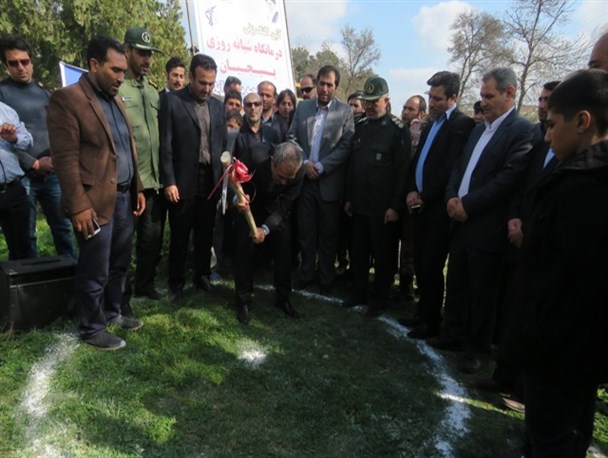 کلنگ احداث درمانگاه شبانه روزی بسیجیان در پارس آباد زده شد+تصاویر