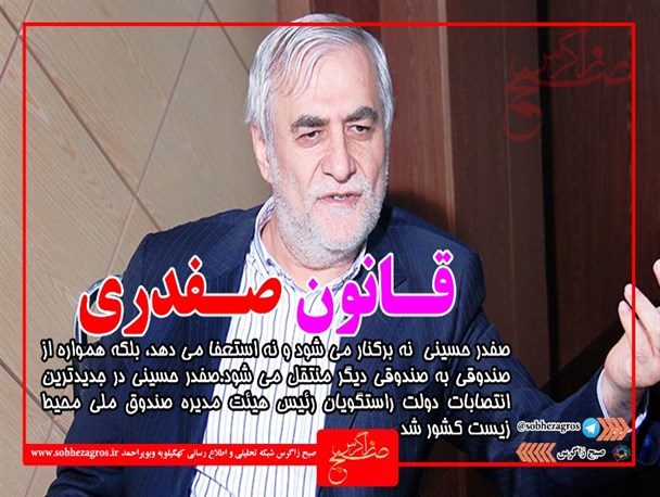 قانون صفدری/کاخ و پاستور/عبور ممنوع/شریانهای طبیعت/تحریم/عذرخواهی/تبلیغات مدیری