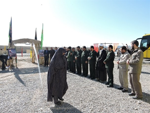 اعزام 160 نفر از زائران راهیان نور به مناطق عملیاتی جنوب کشور در درگز+تصاویر
