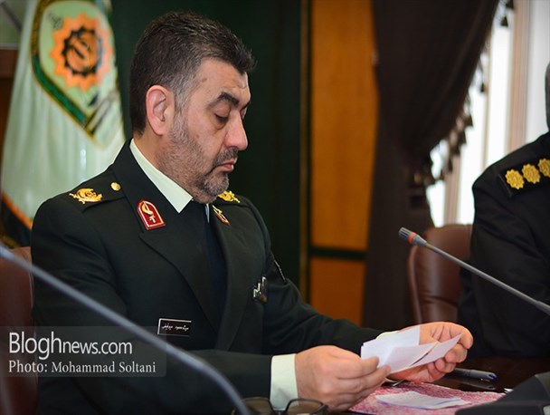 نشست خبری فرمانده انتظامی استان مازندران