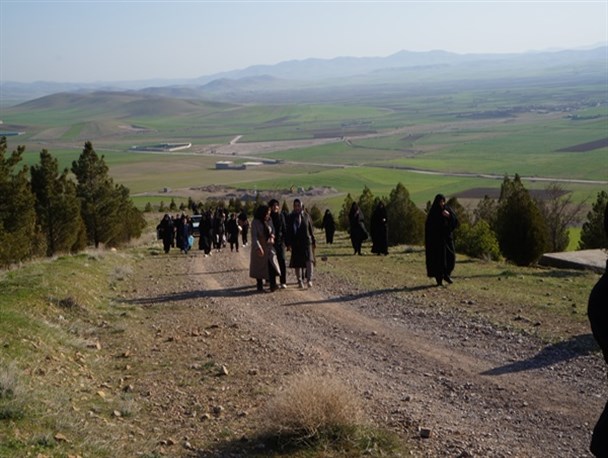 کوهپیمایی بانوان در میاندوآب + تصاویر