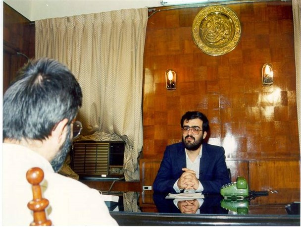 تصویری از شهید صادق گنجی و شهید آوینی در لاهور پاکستان