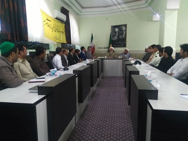 برگزاری جلسه برنامه ریزی و هماهنگی مراسم معنوی اعتکاف در سراوان