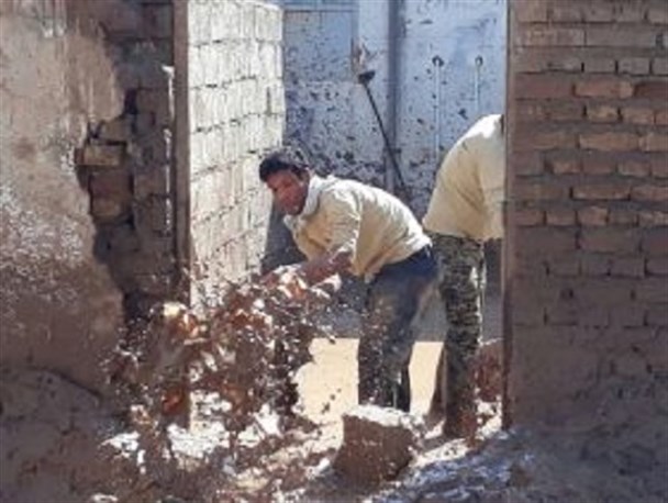 تصاویری از حضور جهادگران دانشجوی کرمانی در پل دختر