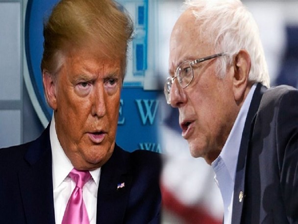 واکنش ترامپ به کناره گیری «برنی سندرز» از انتخابات 2020 آمریکا