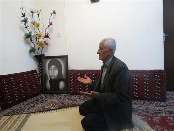 بغض های گریان و بی صدای پدری که از سمیه کردستان می گوید