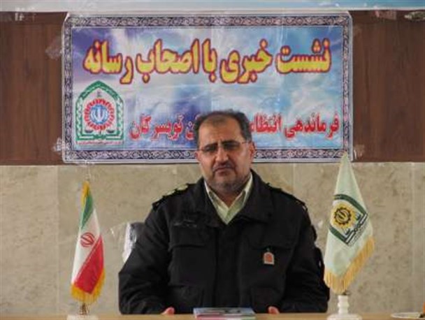 اجرای مانور عملیاتی توسط پلیس در تویسرکان