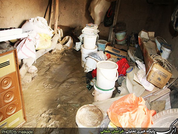 خسارت سیلاب به روستای قلعه محمدی گرمخان + تصاویر