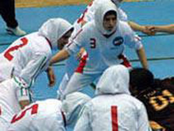 حضور بانوان کبدی کار ملایر در مسابقات لیگ دسته یک