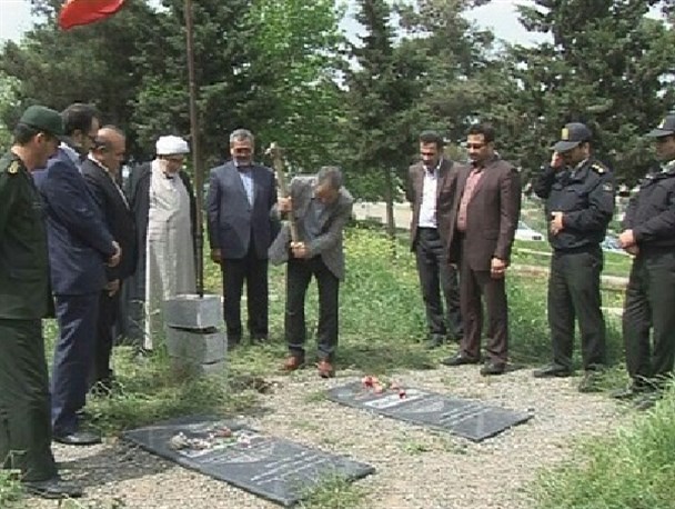 آغاز ساخت یادمان شهدای گمنام بخش جعفر آباد مغان+عکس