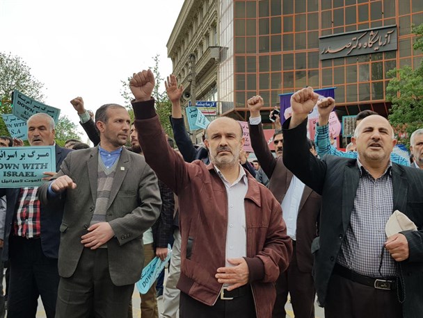 راهپیمایی ضد استکباری مردم اردبیل در حمایت از بیانیه شورای امنیت ملی کشور + تصاویر