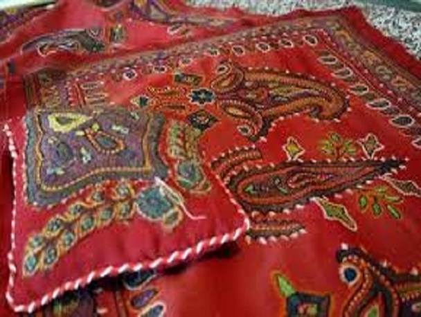 گره کور افغانها بر طرح پته کرمان