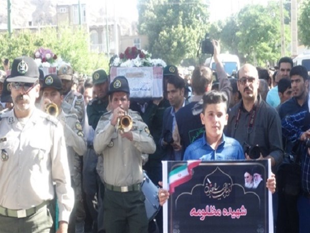 پیکر۲شهیده لرستانی حادثه تروریستی تهران تشییع شد+تصاویر