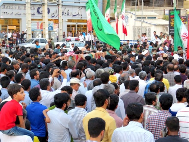 گزارش تصویری/ استقبال مردم شهید پرور میناب از شهدای غواص