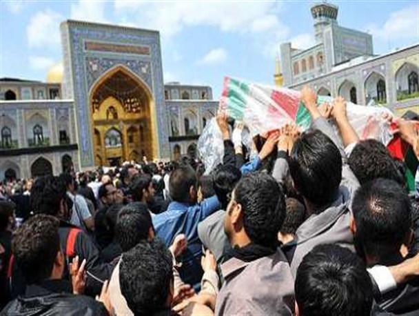 6 شهید غواص گمنام در مشهد تشییع شدند