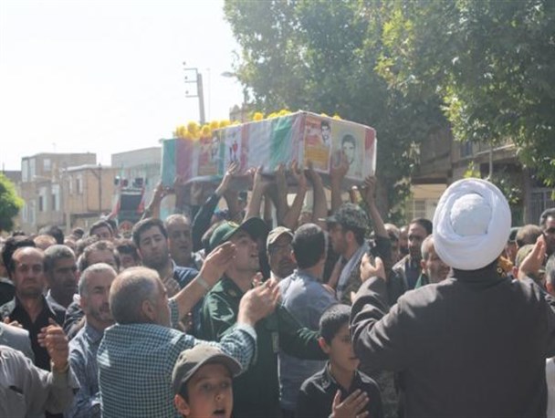 سنگ تمام شهرستان برای شهید محمد نجفی+تصاویر