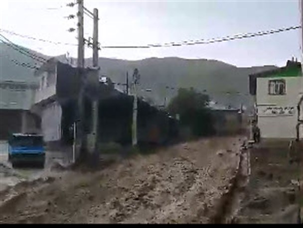 سیل روز گذشته روستای آروی دماوند/فیلم