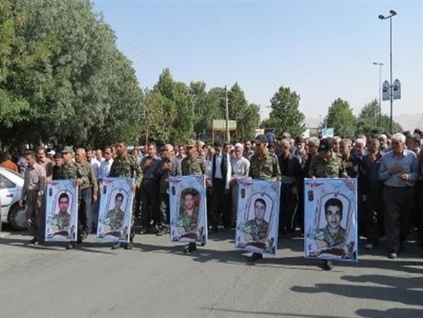 برگزاری اولین سالگرد شهدای زرنه در کامیاران