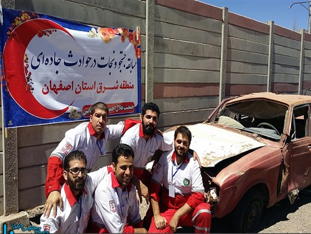 مسابقات امداد و نجات مرحله شهرستانی در نائین برگزار شد+ تصاویر