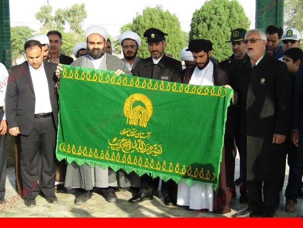 استقبال از خادمان حرم رضوی در شهدای گمنام